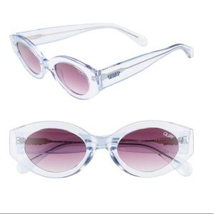 NEW! Quay See me smile periwinkle sunnies